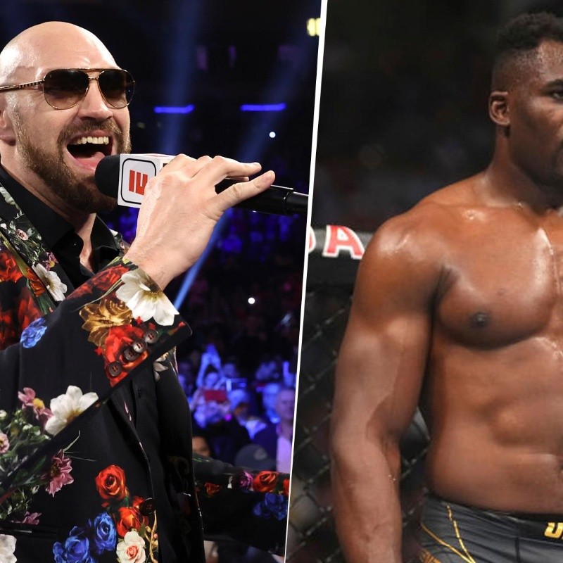 Tyson Fury se burló del dinero que ganó Francis Ngannou peleando en UFC