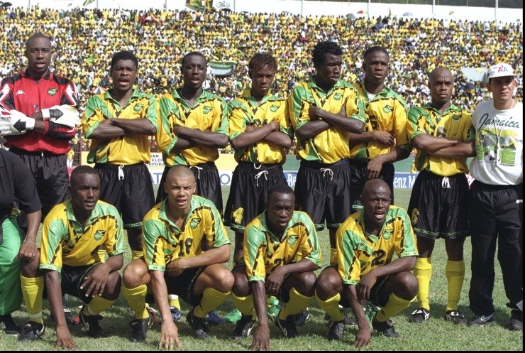 Esta selección de Jamaica y la de México empataron 0-0 en 1997 (Getty Images).