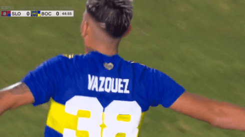 Luis Vázquez puso el 1-0 sobre San Lorenzo.