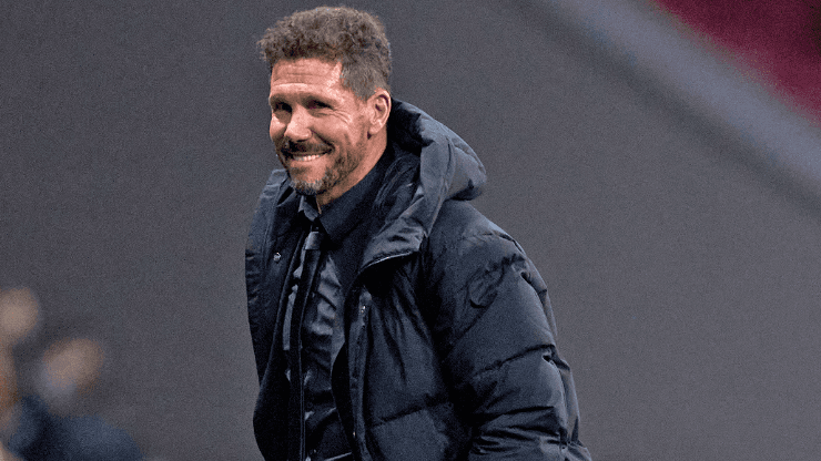 Simeone, DT de Atlético de Madrid.