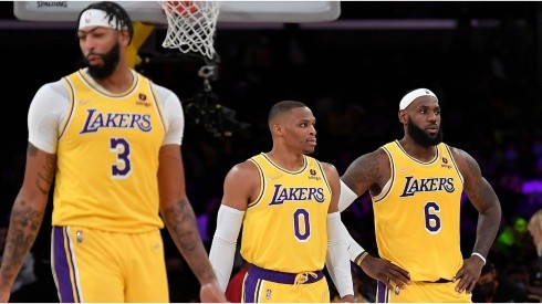 Anthony Davis, Russell Westbrook y LeBron James