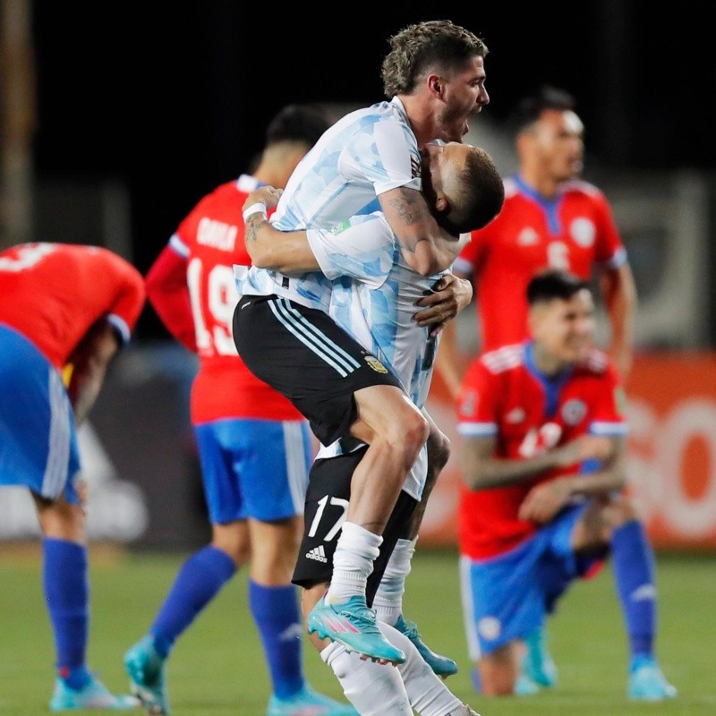 Argentina le ganó a Chile y tendrá duras bajas para el duelo con la Tricolor