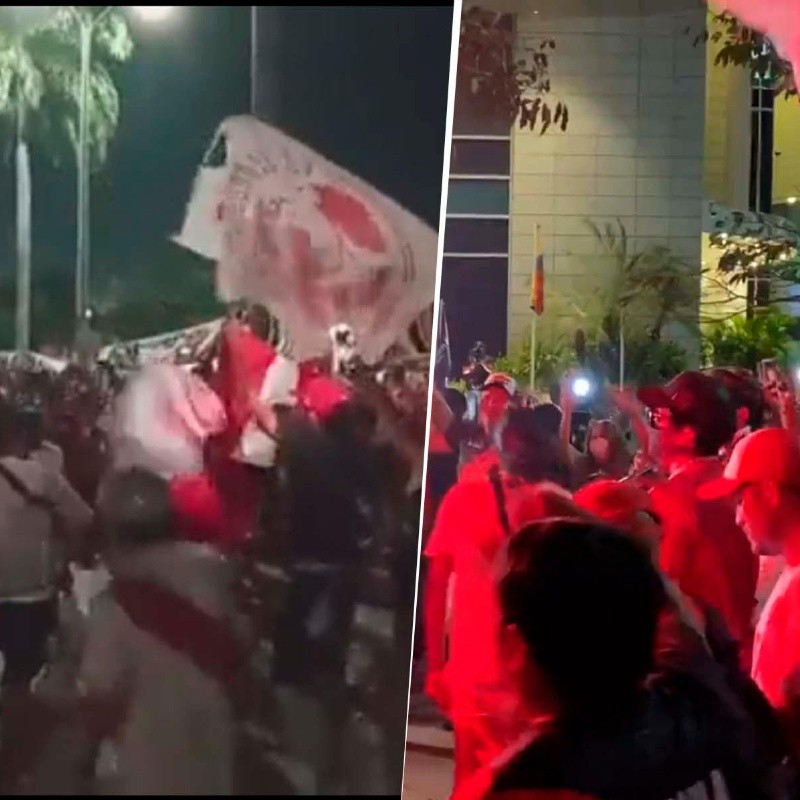 Como si estuvieran en Lima: terrible banderazo de peruanos en Barranquilla