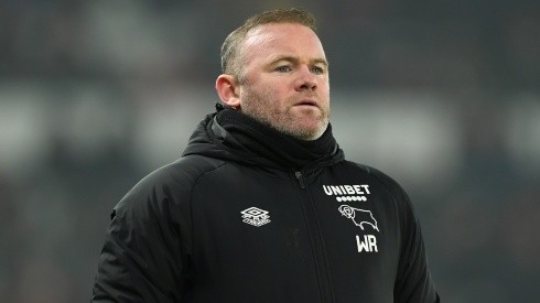 Derby County manager Wayne Rooney turned down Everton's approach for an interview.