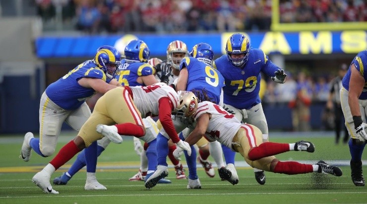 Los Angeles Rams vs San Francisco 49ers (Photo by Michael Zagaris/San Francisco 49ers/Getty Images)