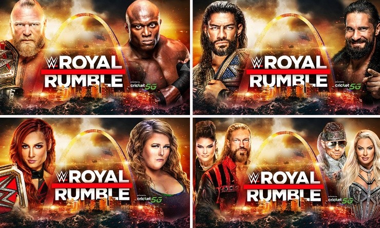 Los combates de este Royal Rumble 2022