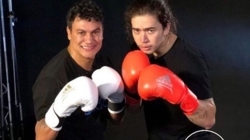 Reprodução/Instagram oficial do Popó - Foto de divulgação da luta entre os dois.