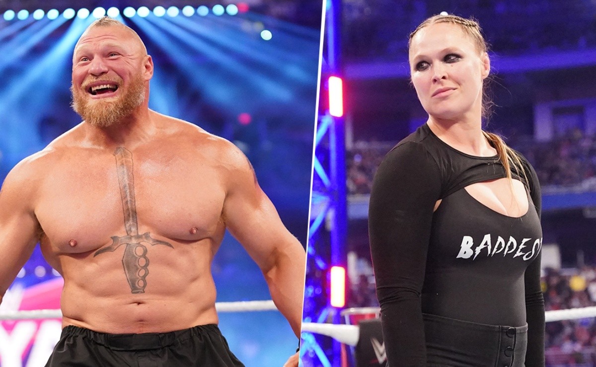 Royal Rumble Brock Lesnar y Ronda Rousey los ganadores que tienen su