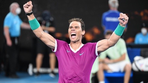 James D. Morgan/Getty Images - Nadal festejando o título do Australian Open
