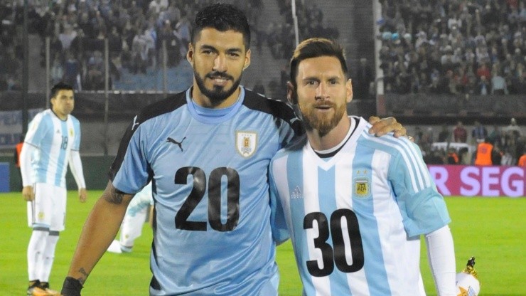 Suarez y Messi en el Centenario