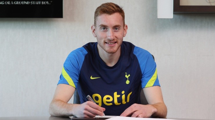 Spurs signed Dejan Kulusevski. (Tottenham Hotspur FC/Tottenham Hotspur FC via Getty Images)