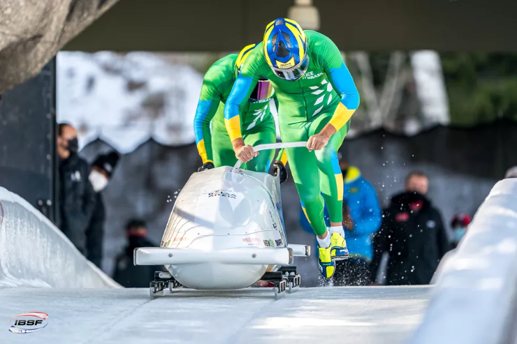 Foto: Girts Kehris/IBSF - Brasil bobsled Olimpíadas de Inverno