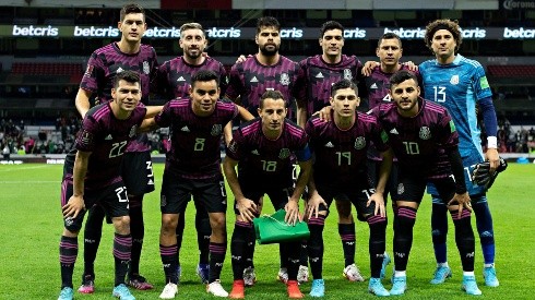 La selección mexicana que salió de inicio ante Panamá.