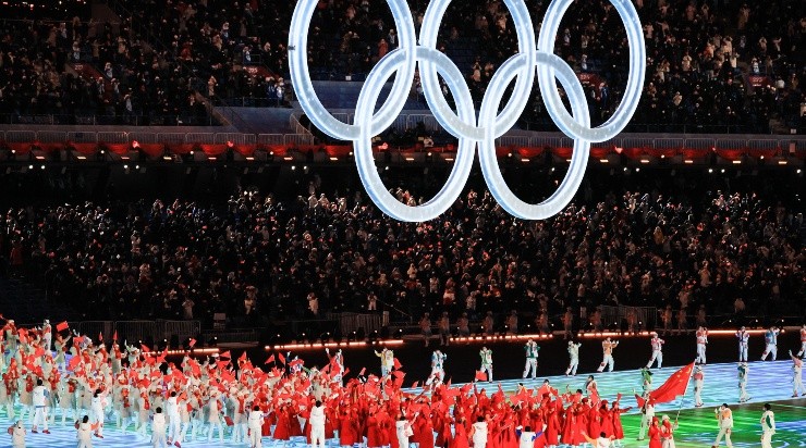 Fiesta imponente, en Pekín (Getty Images)