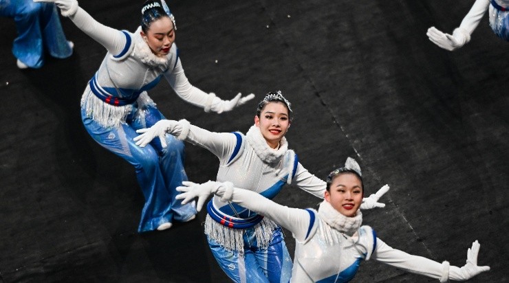 Bailarinas, en la fiesta inaugural (Getty Images)