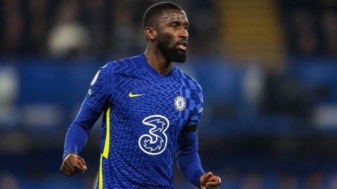 Rudiger en acción con Chelsea.