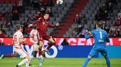 Lewandowski, en el triunfo de Bayern Múnich ante Leipzig