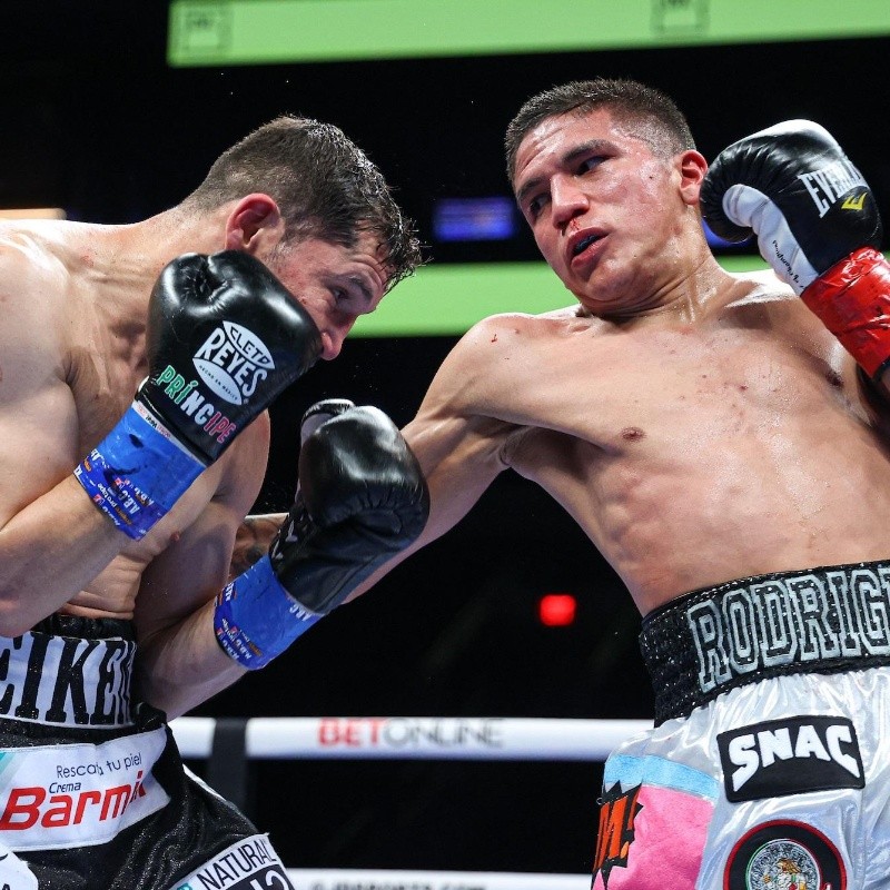 Bam Rodríguez le dio una lección de boxeo a Cuadras para ser el nuevo campeón