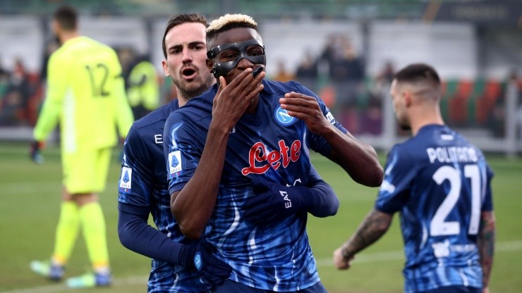 Victor Osimhen le dio la victoria a Napoli