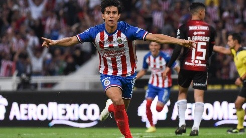 José Juan Macías celebra un gol al Atlas (IMAGO 7)