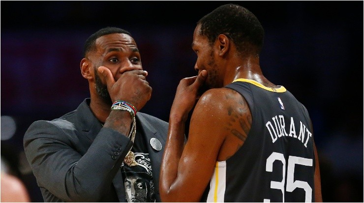LeBron James y Kevin Durant (Foto: Getty Images)