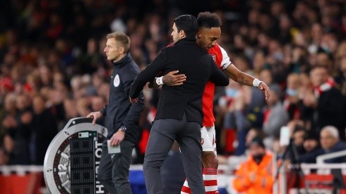 Mikel Arteta, Pierre-Emerick Aubameyang