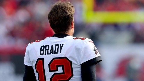 Kevin C. Cox/Getty Images - Tom Brady em campo pelo Tampa bay Buccaneers