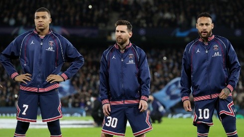 Mbappé, Messi y Neymar, las figuras de PSG.