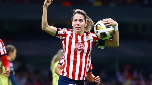 Alicia Cervantes celebra un gol con Chivas (IMAGO 7)