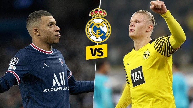 Kylian Mbappé y Erling Haaland, las obsesiones del Real Madrid.