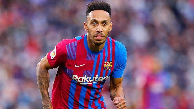 Pierre Aubameyang con Barcelona.