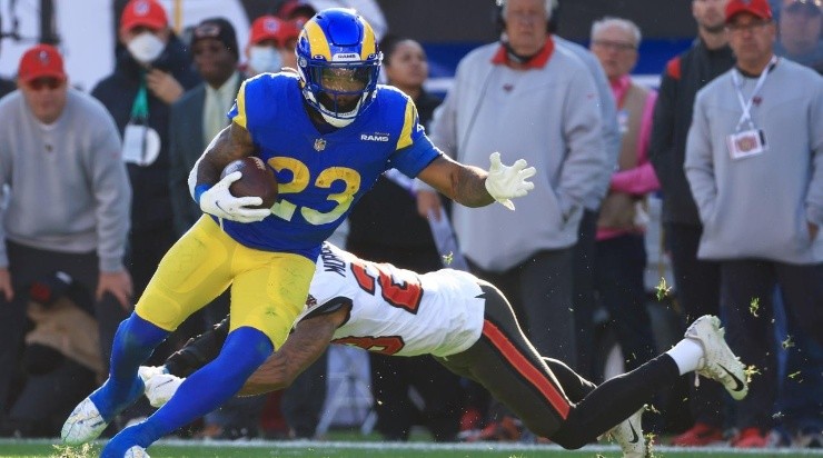 Cam Akers (Photo by Mike Ehrmann/Getty Images)