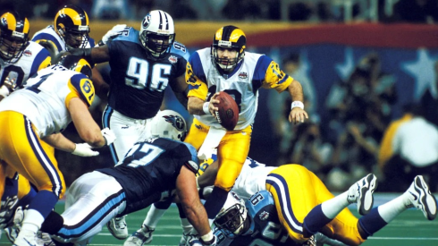 Foto site oficial da NFL - Imagem da conquista do Super Bowl XXXIV pelos Rams