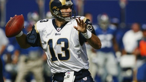 Kurt Warner at the 2003 season with the rams, two years later he lost a Super Bowl against the Patriots