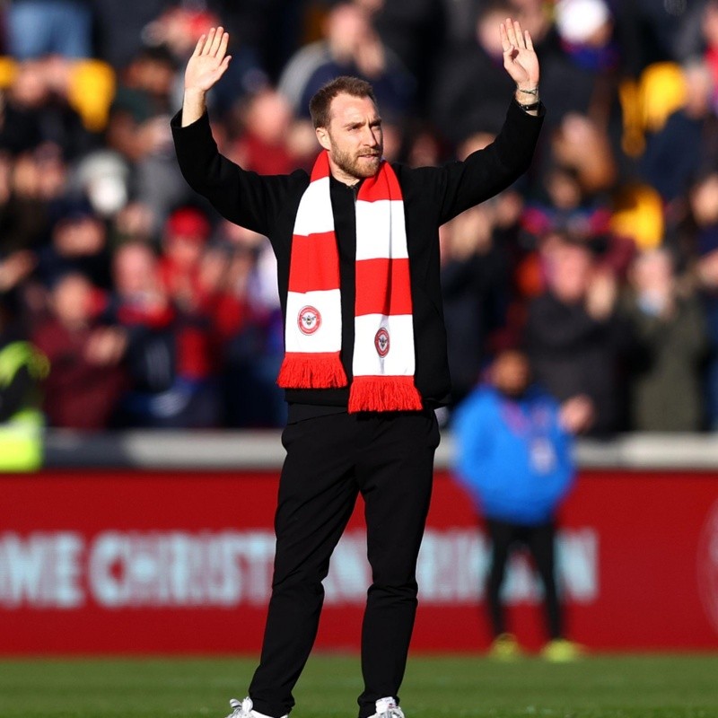 Eriksen volvió a sentir la ovación de un estadio