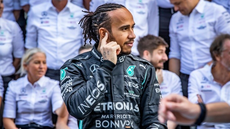 Hamilton en el cierre de la temporada 2021