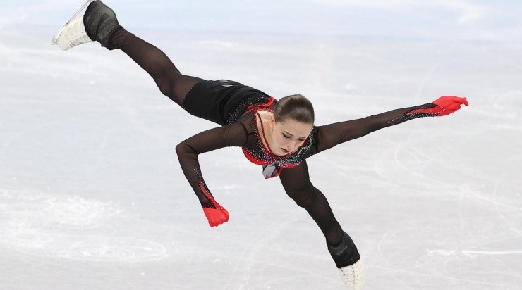 Valieva, en acción (Getty Images)