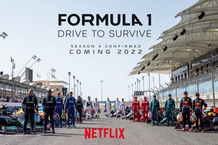 Póster de la cuarta temporada de Drive To Survive (Twitter @Netflix)