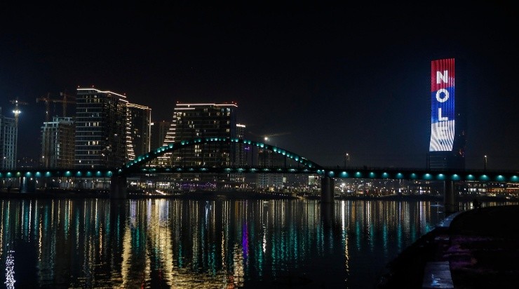 Mundo Nole: así luce la Torre de Belgrado, en Serbia (Getty)