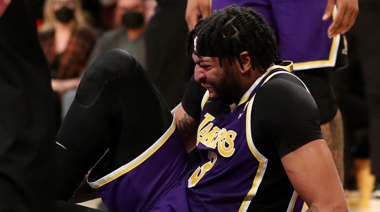 Anthony Davis se lesionó en los Lakers (Foto: Getty Images)