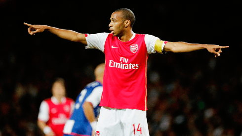 Henry en sus tiempos de jugador de Arsenal.