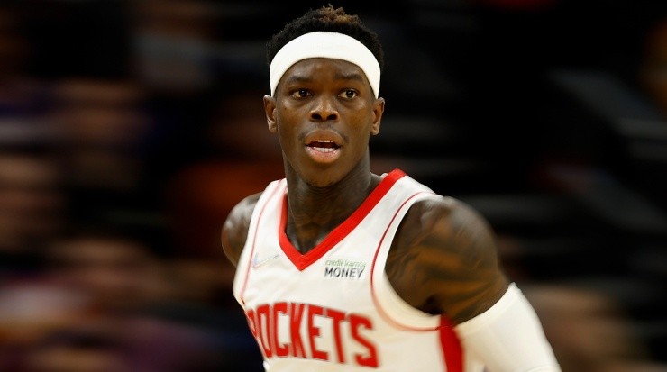 Dennis Schroder in action for the Houston Rockets. (Christian Petersen/Getty Images)