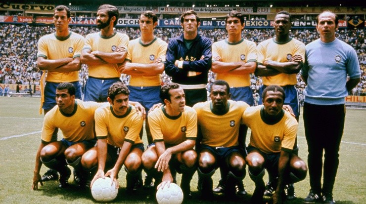 Brazil, 1970 FIFA World Cup Champions. (Peter Robinson/EMPICS via Getty Images)