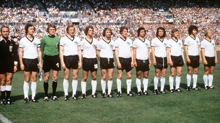 Germany, 1974 FIFA World Cup Champions. (Peter Robinson/EMPICS via Getty Images)
