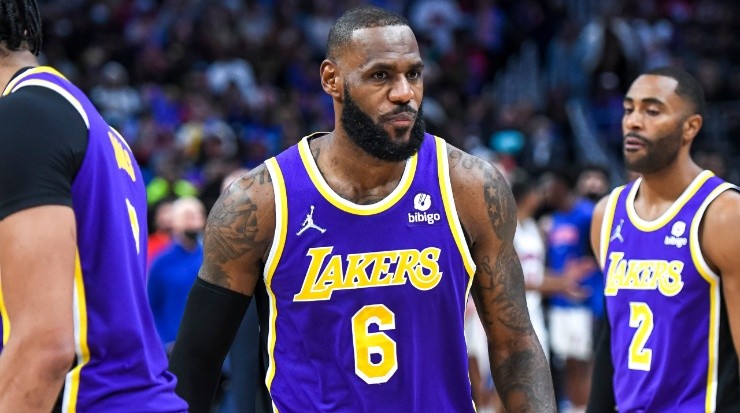 LeBron James of the Los Angeles Lakers. (Nic Antaya/Getty Images)