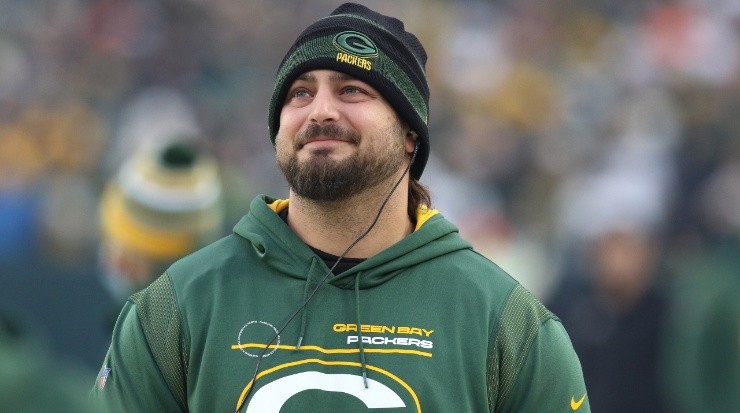 David Bakhtiari of the Green Bay Packers. (Larry Radloff/Getty Images)