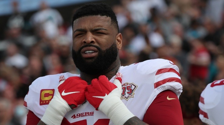 Trent Williams of the San Francisco 49ers. (Michael Zagaris/Getty Images)