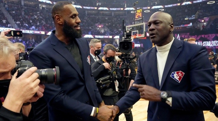 LeBron James y Michael Jordan (Foto: Getty Images)
