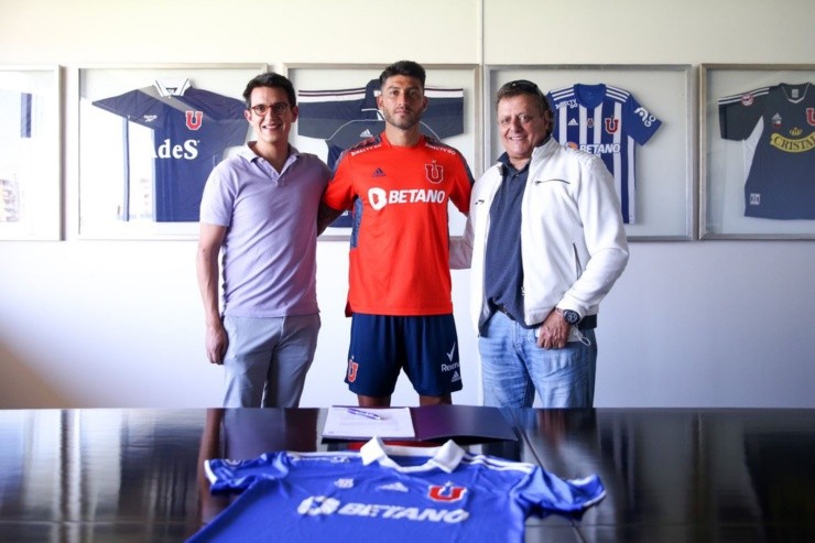 El volante uruguayo podrá debutar en la próxima fecha | Foto: U. de Chile 