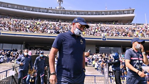 Andrés Lillini en un partido en Ciudad Universitaria